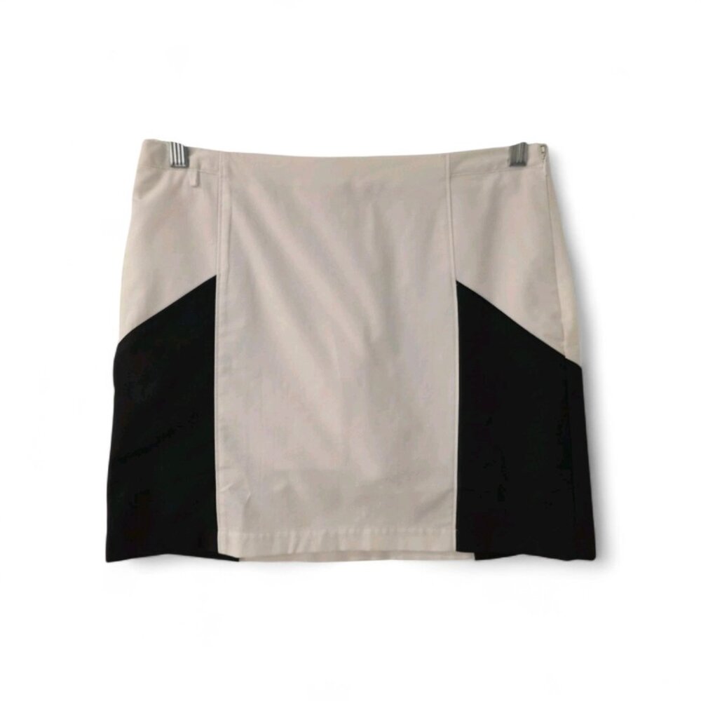 Adidas ClimaCool Skort Skirt‎ Golf Tennis Pickleball White & Black Lined Size 4